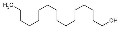 Stearyl Alcohol Molecule Constituent Cetostearyl Alcohol Stock